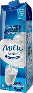 Almarai Plain skimmed Milk- Tetrapack 1 Liter