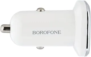 BOROFONE BZ12A Lasting power single port QC3 0 in car charger set Type-C - White