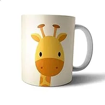 Ceramic Giraffe Print Mug - Multi Color