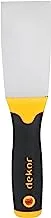 Dekor® Professional Painter's Spatula 5 cm Soft Handle Made of German Stainless Steel Mirror Polished