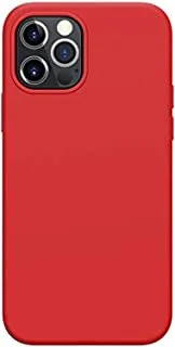 Nillkin flex pure back cover for iphone 12 and iphone 12 pro - red
