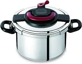 Tefal pressure cooker clipso plus, 12 l, stainless steel - 500112