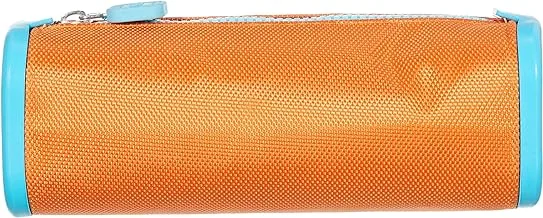 SERVE PRISMO Square Pencil CASE, Orange and Fluo Blue