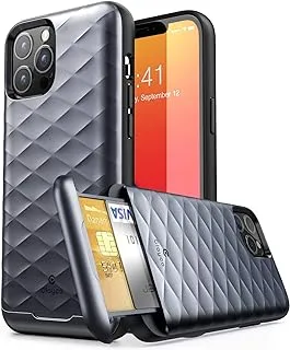 Clayco argos series wallet case for iphone 12 pro max 6.7