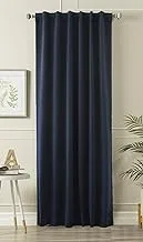 Modern Solid Curtain Plush - 250*140 - Blue-Large