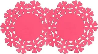 Jasin 2 piece hot silicone placemat set of 7