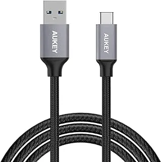 كابل أوكي CB-CD3 3.0 USB-C - رمادي ، 2 متر