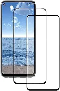 Oppo Realme C20 Screen Protector, 9H Hardness HD Clear Easy Tempered Glass Black (2 Pack)