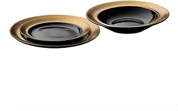 Berghoff - 3-piece plate set black - gem 27x26.9x7.2