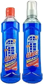 Glassy glass cleaner squeezy 475 ml with glassy glass cleaner - flip top, 475 ml