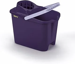 Mery Bucket with Drainer, Purple and Lime, 31.5 X 25.5 39 cm 315.39