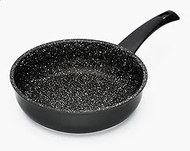 Illa cook on rock deep pan, 28 cm - black