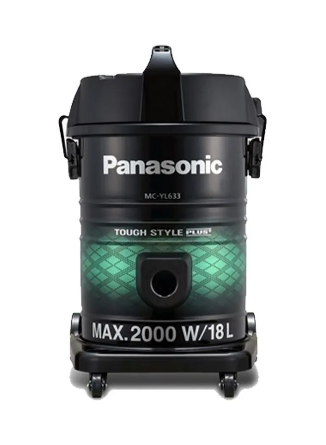 Panasonic Vacuum Cleaner 2000 W MC-YL633G349 Black