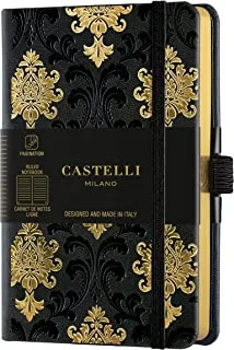 CASTELLI NOTEBOOK PKT RUL C AND G BAROQUE GOLD