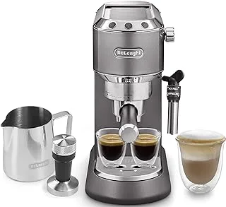 Delonghi Espresso Maschine ec785.gy, 1300 Watts, ‎220V- Silver- 1 Year Warranty