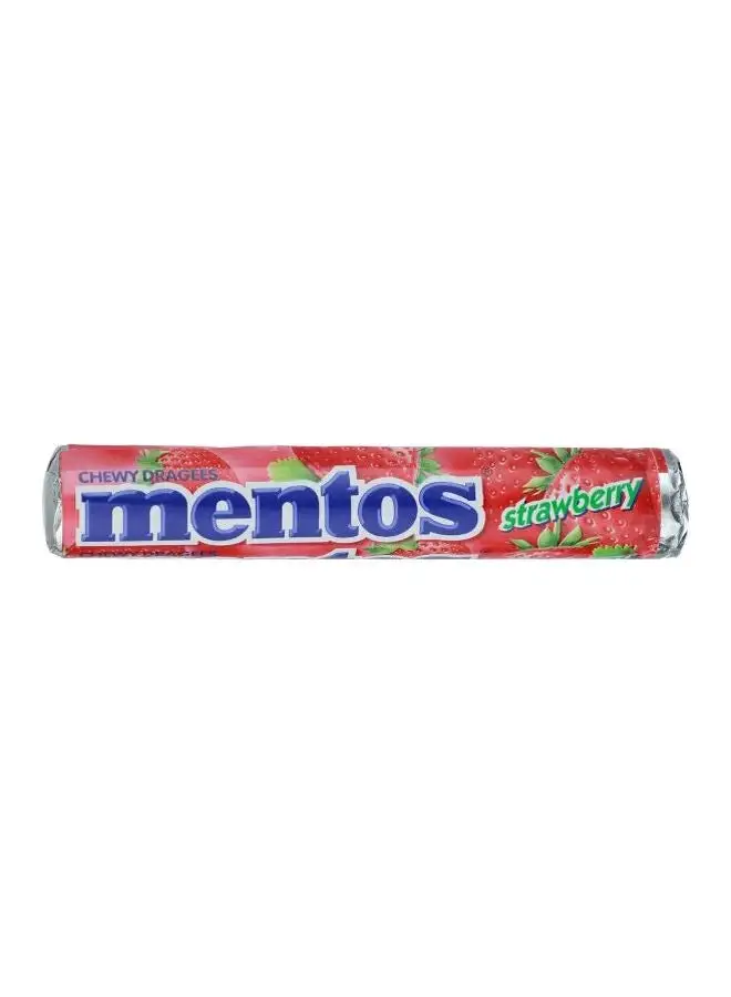 Mentos Strawberry Flavour Hard candy 29.7grams