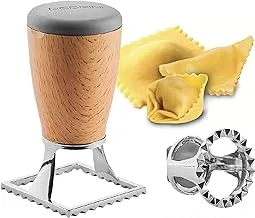 Pedrini ravioli cutter 2 in 1, with container, square and round