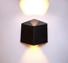 Alameer for light 6 watt updown black hexagon shape