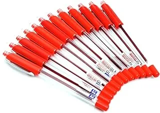 Roto king-sl ballpoint pen 0.7 mm pack of 12 red ink pens - red