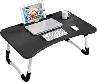 N+A Portable Mini Foldable Laptop Table Desk (Black)