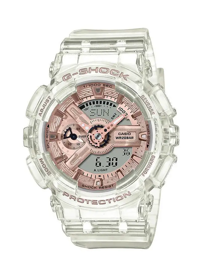 G-SHOCK Women's Analog Plus Digital Round Water Resistance Wrist Watch GMA-S110SR-7ADR