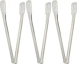 Generic Stainless Steel Food Tong Set Of 3 Pieces - Silver