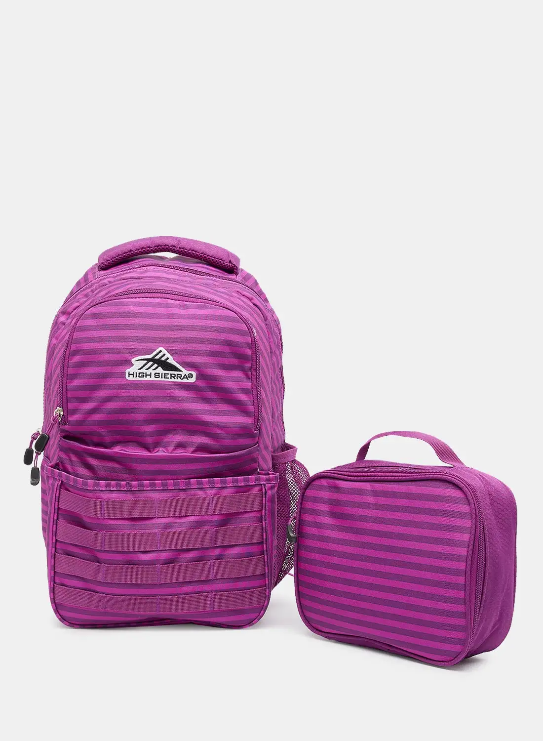 HIGH SIERRA Unisex Candy Stripe Backpack and Lunch Bag Set