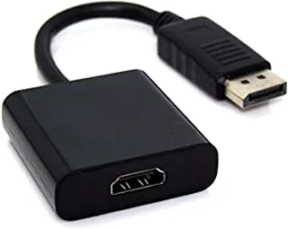 Mini dp displayport male to hdmi female cable converter adapter for pc hp/dell - black