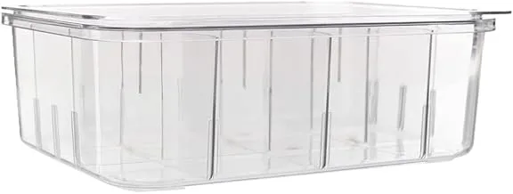 Multi-Function Storage Organizer Box, Clear White