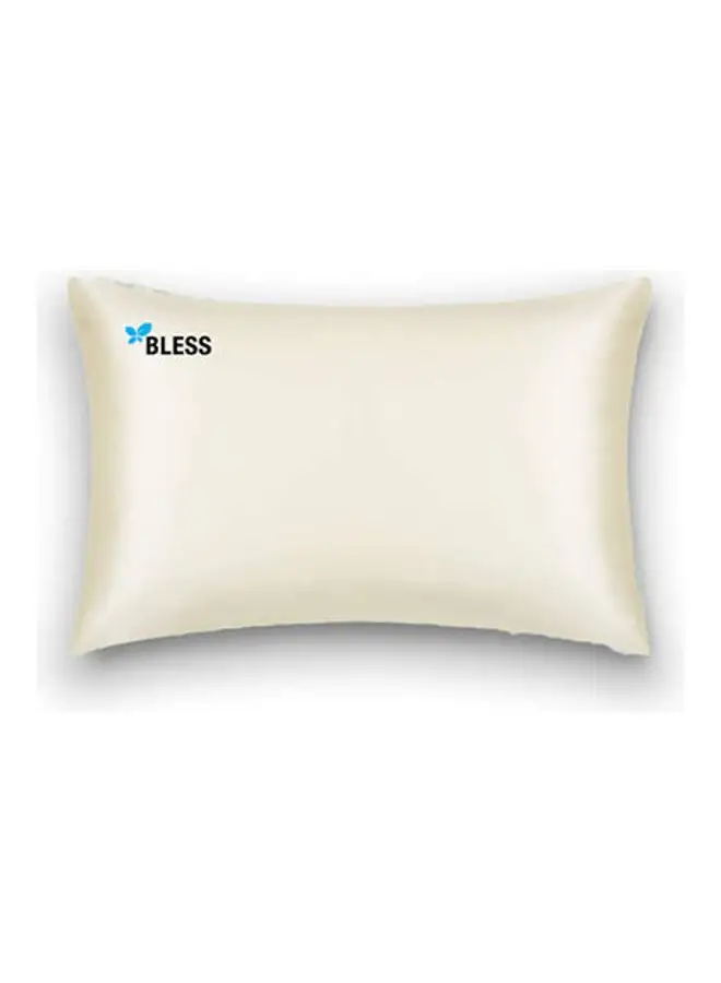 Bless Pillowcase Satin Beige 70x50cm