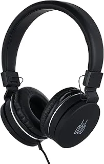 Dob H300 headphone with mic and volume control,Black Headphones Headset