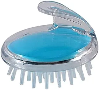 Generic Silicone & Plastic Scalp Cleaning Brush - Color May Vary