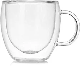 Double glass cup