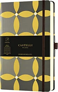 CASTELLI NOTEBOOK MID RUL ORO CIRCLES