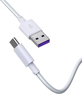 Devia EC306 Shark series supercharge USB to Type-C Cable 5A - 1.5M - White