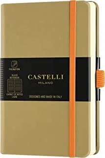 CASTELLI NOTEBOOK PKT RUL AQUA OLIVE