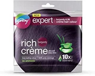 Godrej expert rich creme hair color,20 ml,burgundy