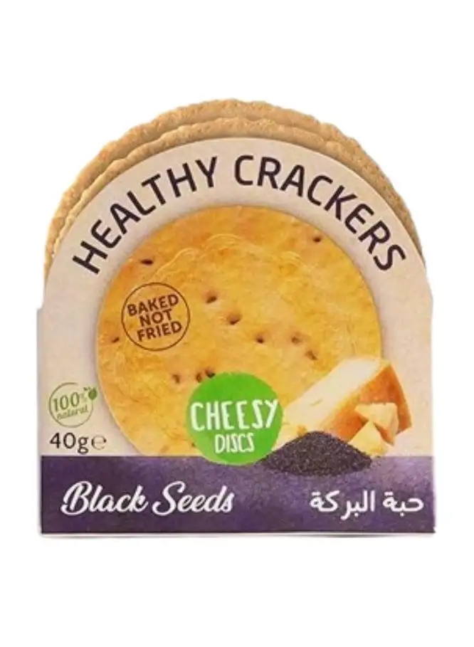 Healthy snack Cheesy Discs Black Seeds 40g