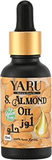 Yaru natural sweet almond oil - food, hair, body and face -30ml