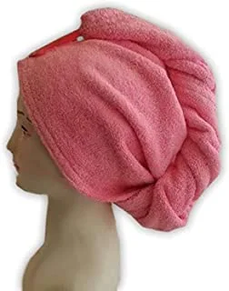 Cotton Hair Towel (Pink)