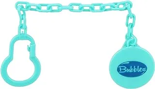 Bubbles pacifier chain green