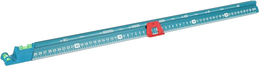 Total Tools Aluminium Multi Function Gauge Ruler (TMT646003,4in)