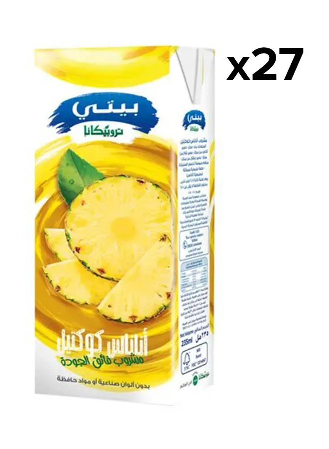 Beyti Tropicana Pineapple Premium Drink 235ml Pack of 27