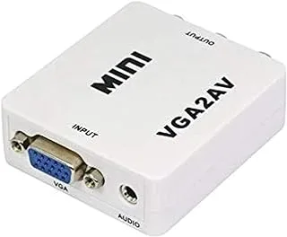 PC (VGA) to TV (AV) converter adapter