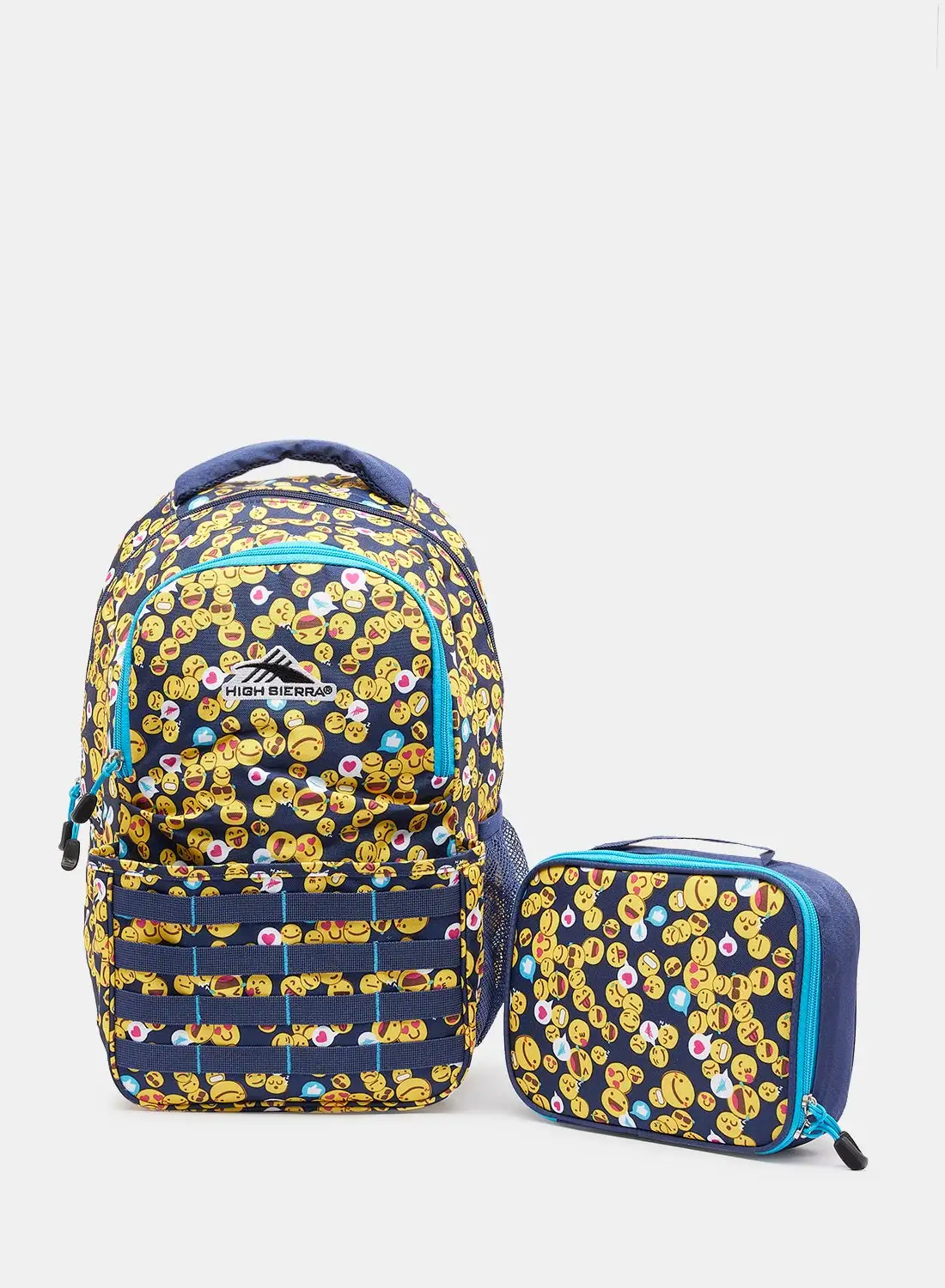 HIGH SIERRA Unisex Emoji Backpack and Lunch Bag Set