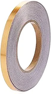 Decorative Strong Adhesive Tape Gold One cm by 50 Meter Length