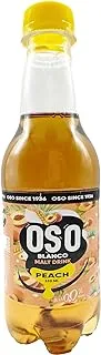 Oso Blanco Malt Drink Peach, 330 ml