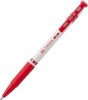 Deli writing instrument ballpoint pen q25-rd red