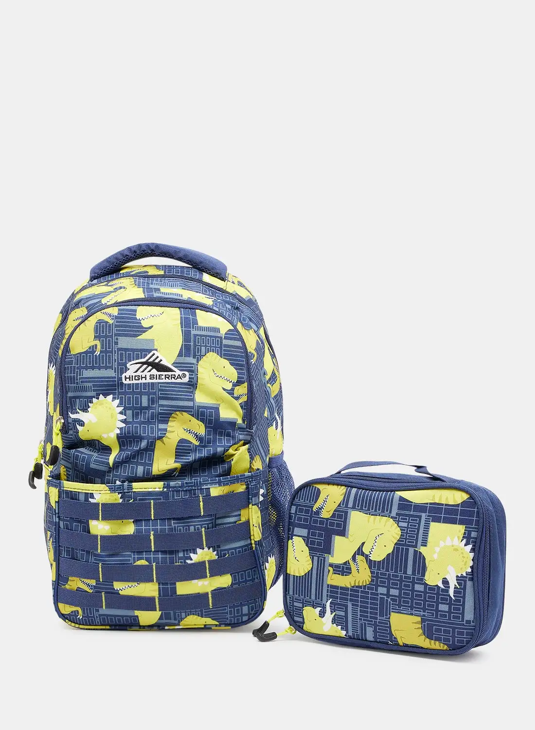 HIGH SIERRA Unisex Dino City Backpack and Lunch Bag Set