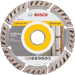 Bosch Professional Diamond Cutting Disc Standard for Universal (Concrete and Masonry, 125 x 22.23 mm, Accessories Angle Grinder)